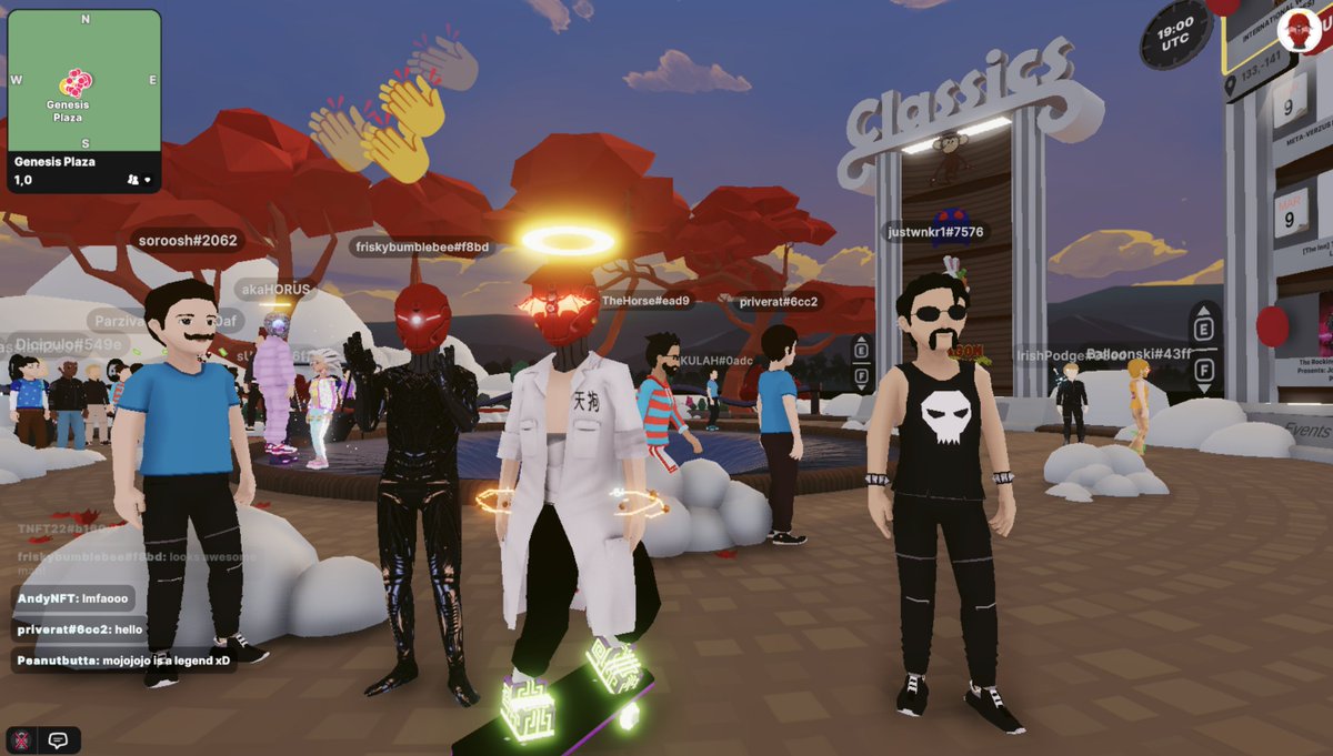 liltnkrt's tweet photo. #Decentraland #Metaverse #cyberninjacollection 
@Fr1skyBumbleBee
 helmet gang!!!  made my night!! https://t.co/0Xf3lfe8dG