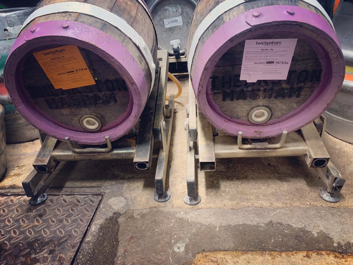 Our wooden barrels have arrived back home. Join us next week Monday to travel back to 1546 and enjoy a beer from the wood which will be the lovely Red Sky! We can’t wait to start pouring this!