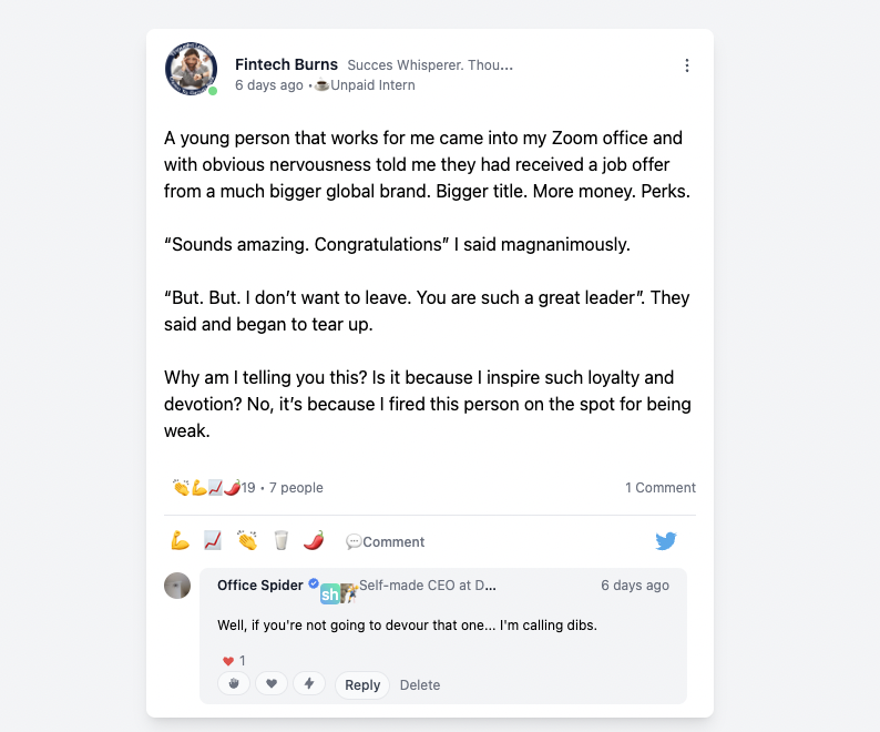 ShlinkedIn's tweet photo. Aspiring #CEO? Then you need to see this:
#COO #COOO #COOOOOO #COOOOOOOOOOO https://t.co/1iX2mIvBUq
