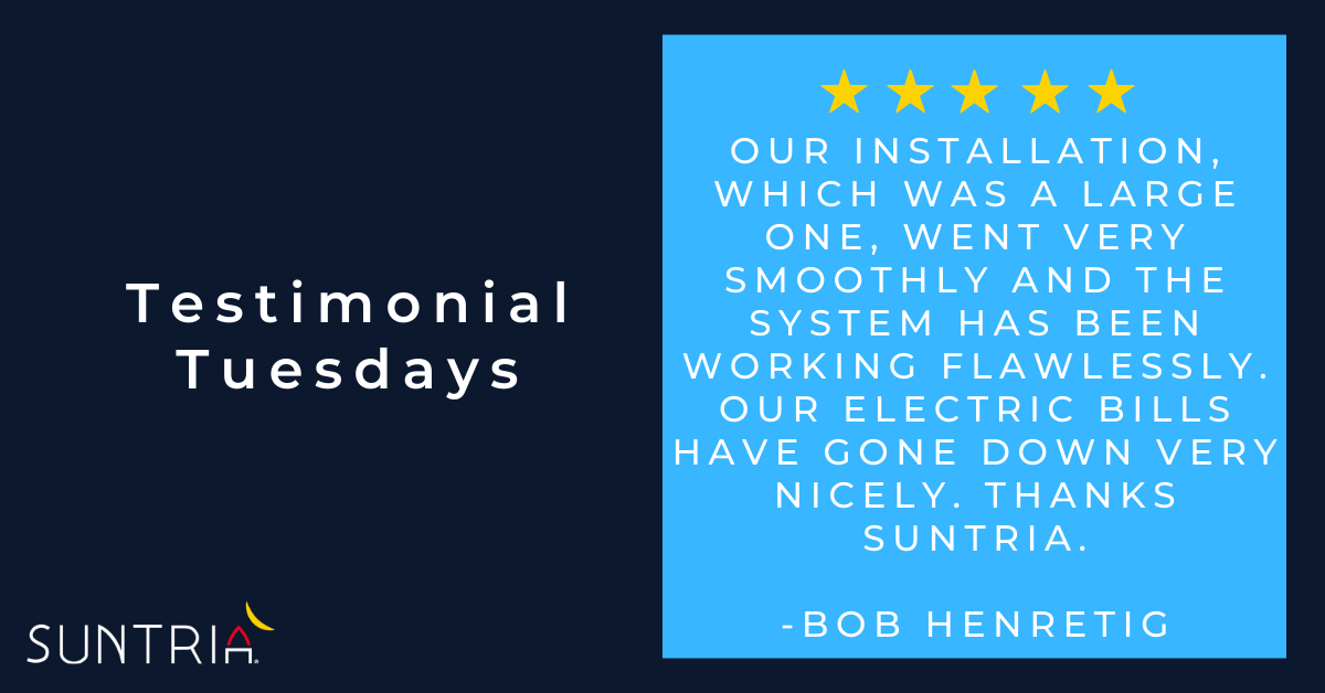 SuntriaSolar's tweet photo. Homeowner satisfaction is our number one priority here at Suntria. We understand that choosing the right solar company is difficult as there is so much competition, but here at Suntria what differentiates us from the competition is our easy, smooth buying process. https://t.co/IBXxXe4r4p