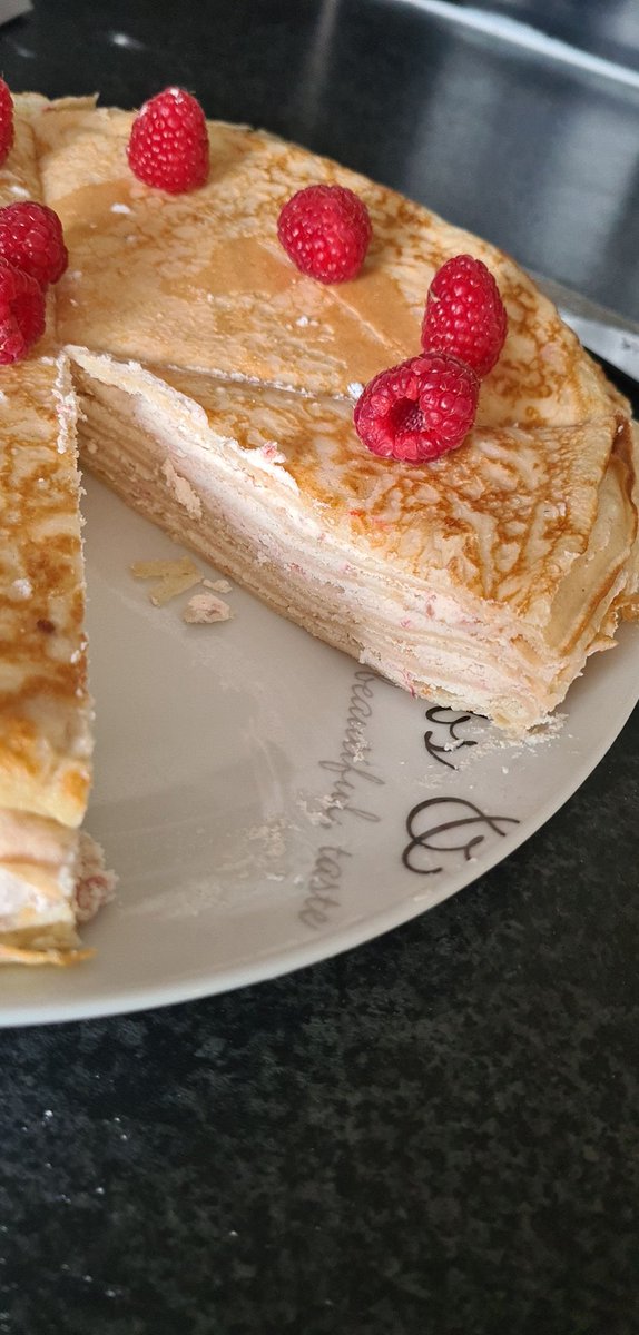 Jeanetteconroy3's tweet photo. Yesterday we looked through our cookbook and decided to make a pancake cake 🥞
@NYPSTheBees @NYPSYr2Foxes https://t.co/g2zMEuq8ne