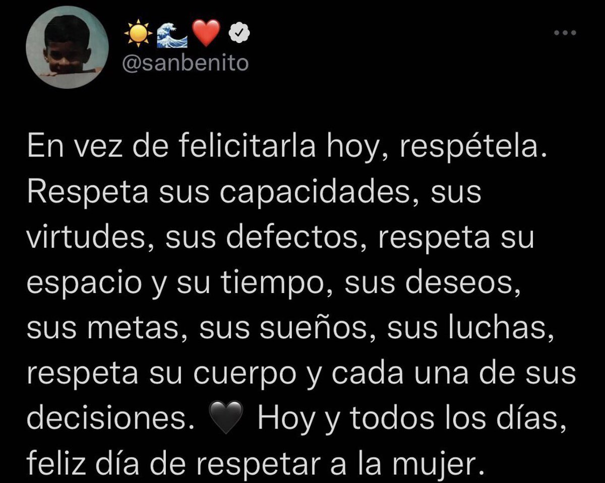 realsinyo's tweet photo. bad bunny said it best. happy international women’s day today and every single day ❤️ https://t.co/YeynP6q3mb