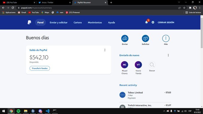 Si #Discord y #Spotify vuelven antes de las 12 doy 5 dolares a cada uno que le de like y rtt