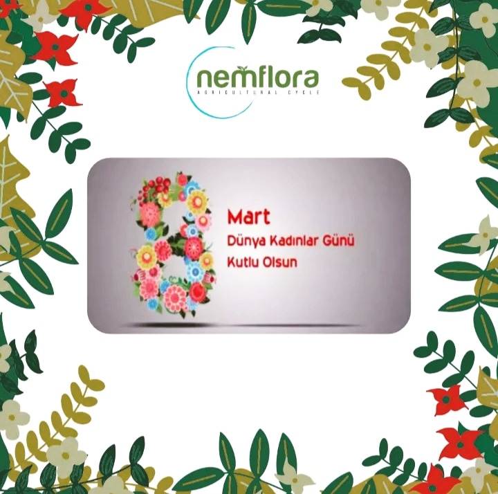 NemFlora's tweet photo. "Dünya Kadınlar Gününüz Kutlu Olsun"
.
.
.
#tarım #nemflora #8martdünyakadınlargünü #topraksıztarım #dikeytarım #soillessagriculture #verticalagriculture #akıllıtarım #smartagriculture #diskeysera #greenhouse https://t.co/t8tjfnqdIg