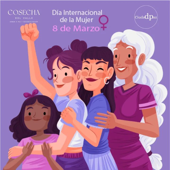 cosechadelvalle's tweet photo. #8M es un día para conmemorar nuestras luchas, reivindicar la herencia de mujeres que antes que nosotras lideraron los procesos que hoy nos abren espacios para alzar la voz, hemos avanzado, pero reconocemos aún falta camino, seguimos hacia la construcción de paz y un mejor país. https://t.co/YF90xVOxzh