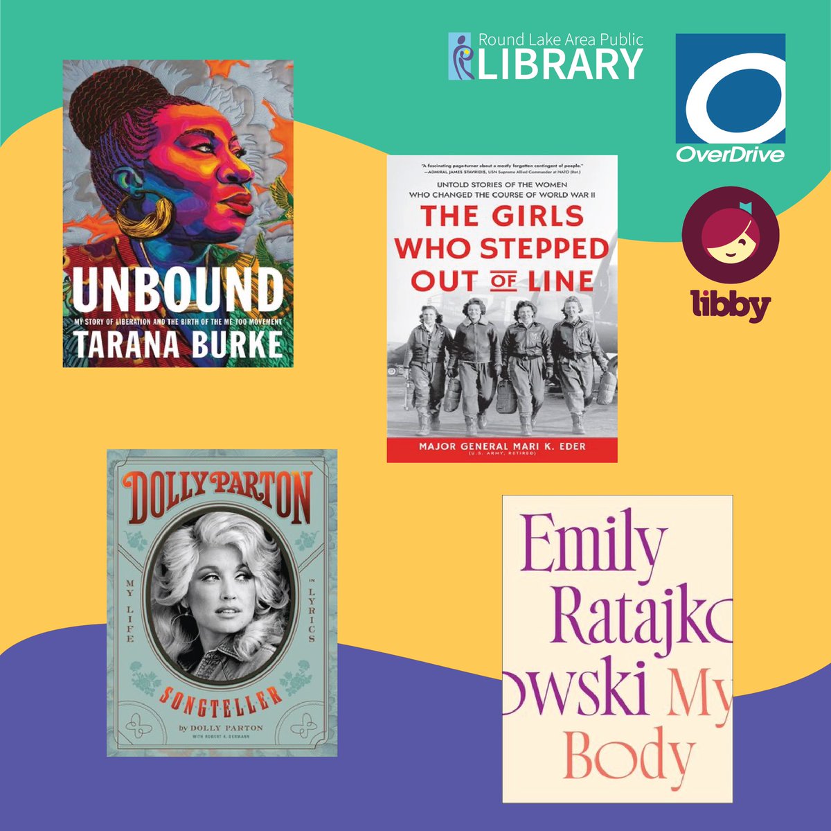 rlaplibrary's tweet photo. Happy #IWD2022! Enjoy these inspiring, engaging and amazing books & movies about perseverance, courage and achievement.
π©πΌβπ«π©πΎβπ¬π©π»ββοΈπ©πΏβππ©π½ββοΈ
#InternationalWomensDay #WomenEmpowerment #RLAPL https://t.co/99CQhL7W0F