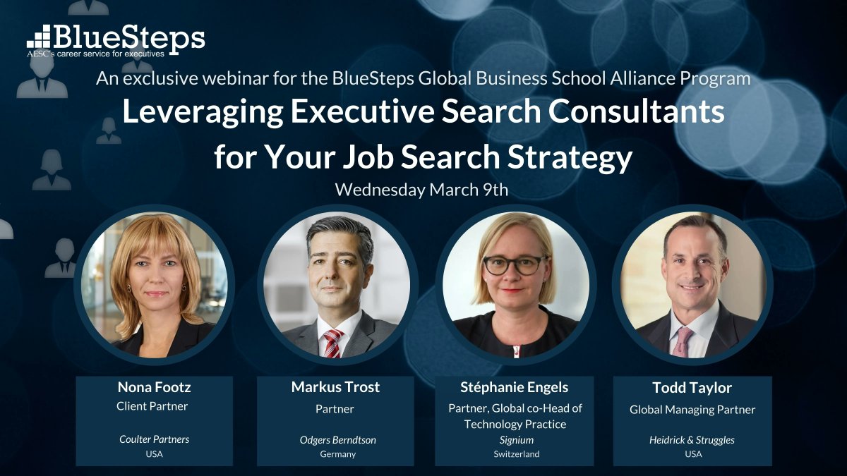 Leveraging executive search is essential to gaining success in your career. On March 9,  industry professionals will share tips on our webinar about how to build your recruiter network &amp; increase your visibility. Learn about BlueSteps here:
buff.ly/3m1uZLX