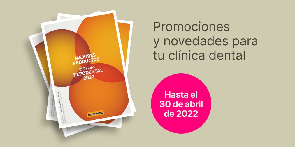 Incotrading's tweet photo. ¡Expodental 2022 ya está aquí!  👏🏻👏🏻🎉🎉

Con nuestro catálogo de ofertas y muchas novedades.
Estate atento para conocer más. https://t.co/mzATJYw3cI