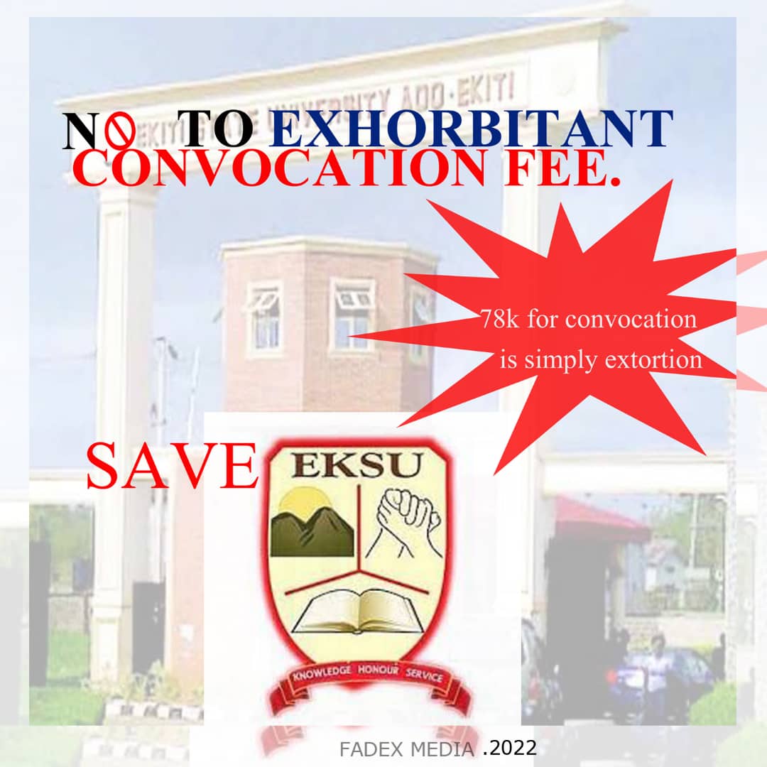 kilonsheletv's tweet image. #SaveEKSU 
@bisiafayemi @kfayemi   @Ekitiupdate  @tosinsammy_s @AishaYesufu
@ekititrends  @moses_JBS @Gistloversblog1 @toluogunlesi
@ekitistategov  @oapaynigeria @OgbeniDipo @seunfakze @BisiEgbeyemi @DrTosinDurodola