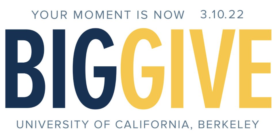 BerkeleyCDSS's tweet image. #CalBigGive is two days away! If we raise $25,000 on March 10, we’ll receive a $10,000 matching gift! Will you help us reach our goal? #BerkeleyDataSci

Learn more: tinyurl.com/BigGiveCDSS