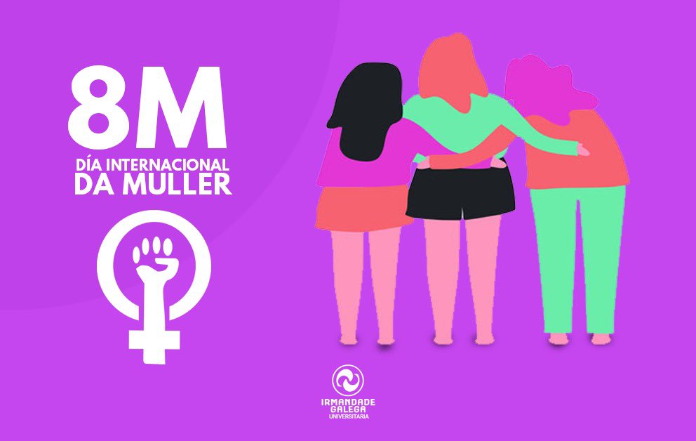 irmandadega's tweet photo. Todas as galeguistas somos feministas! #8M22 #NinUnhaMenos https://t.co/0gBt0cIKbl