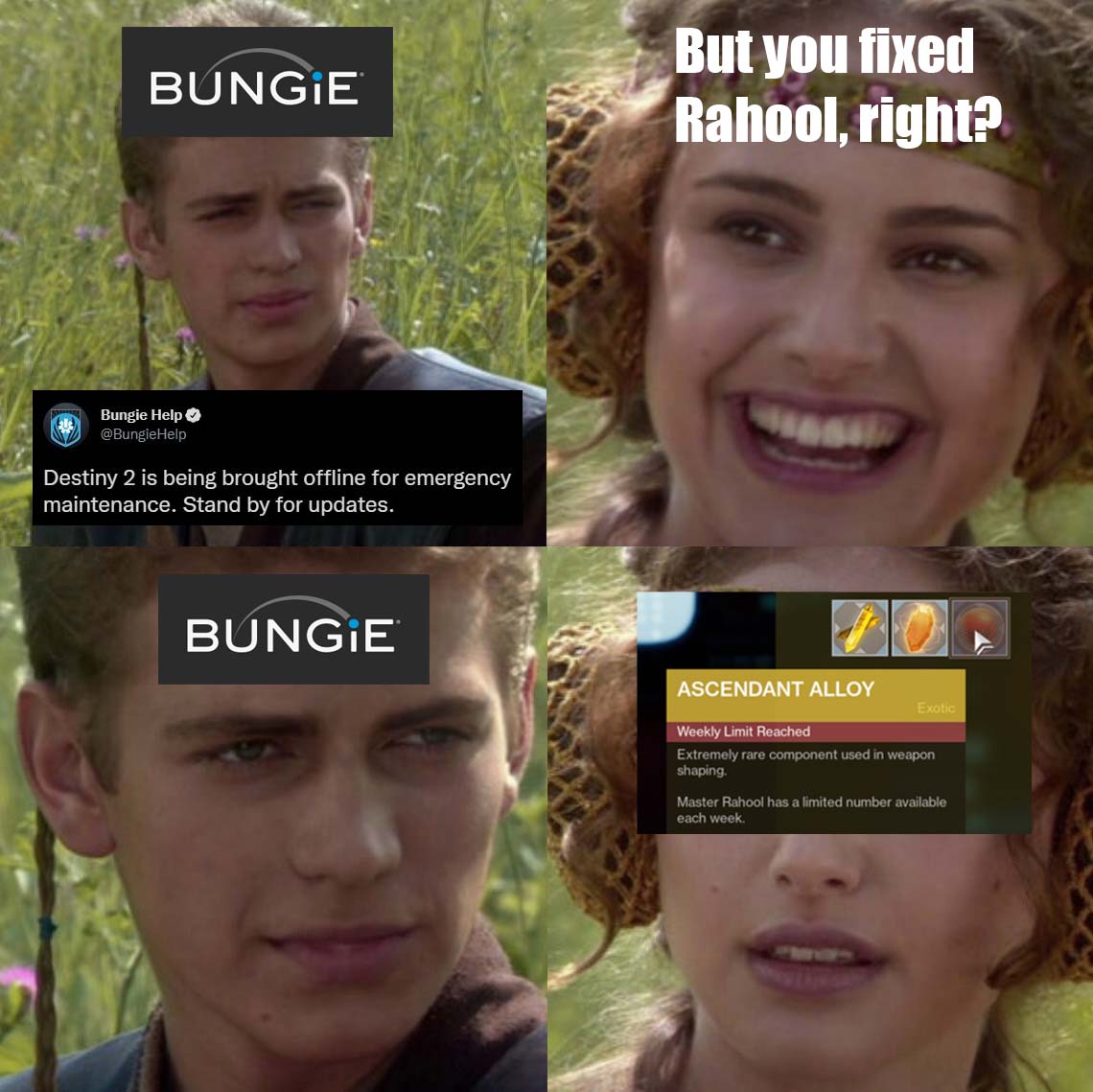 estaran's tweet photo. In while it is still funny. #Destiny2 #Rahool https://t.co/bS5jM8rKxj