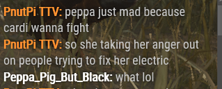 pnut_pi's tweet photo. My backstory for DbD always is that we are trained technicians coming to fix someone's electricity but they aint having it, but with that user name I had to stir the pot lol confusion was super effective
#deadbydaylight #ingamechat #killer #survivor #peppapig #cardib https://t.co/yVDPyZUim4