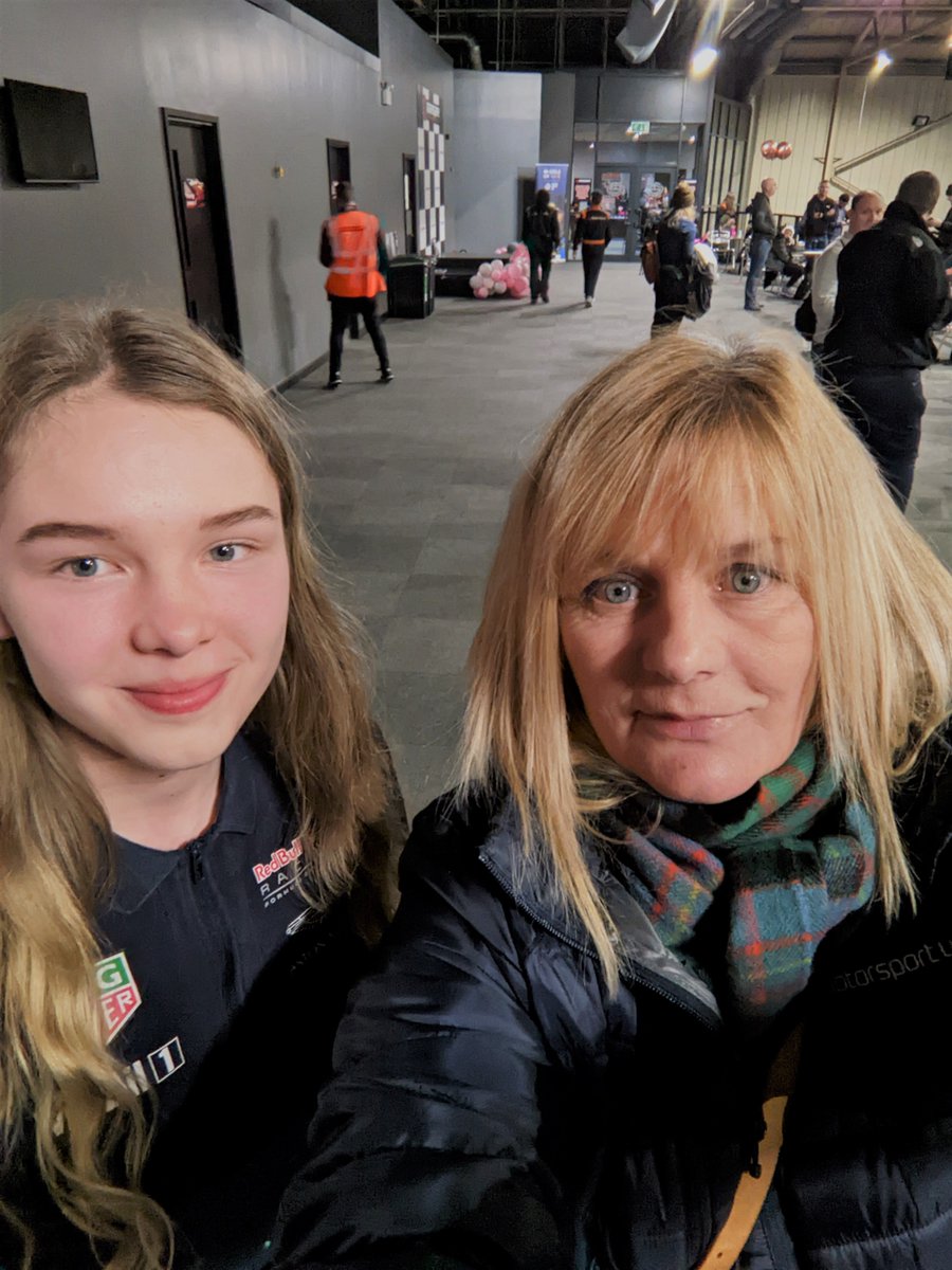 GirlsOnTrackUK's tweet photo. Helen Bashford-Malkie, Chair of @ourmotorsportuk's #WomenInMotorsport Sub Committee, is talking to guests this evening at @karting about the vast number of careers available at the heart of British motorsport on #IWD22 https://t.co/uRa72tgIob