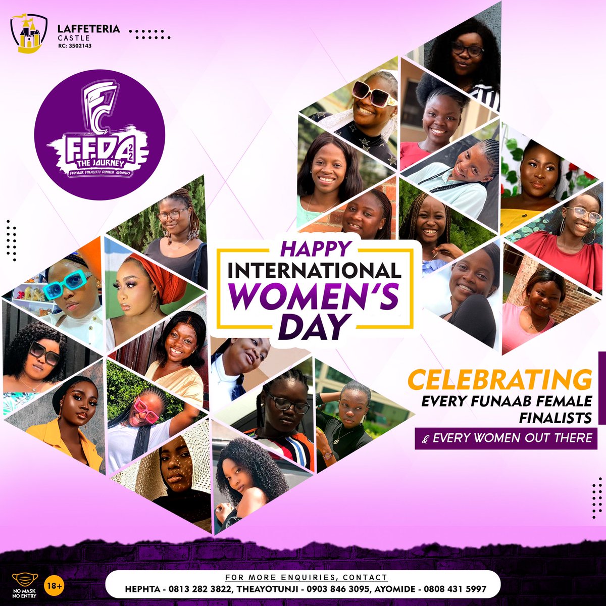 iamhephta's tweet photo. Celebrating the women we’ve met and the ones we will meet! #IWD #FFDA https://t.co/FsO6N1NNX8