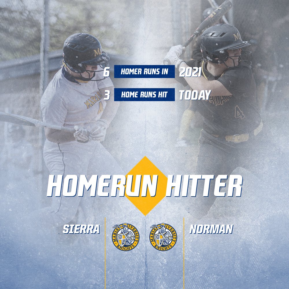 WHAT A DAY FOR SIERRA NORMAN!

6 Home Runs last season as a freshman

3 YARD SHOTS TODAY! 

Still got a long season ahead of us y'all 😈😈