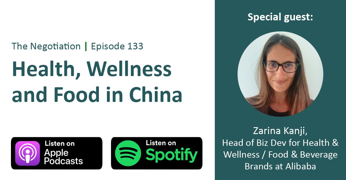 This episode of The Negotiation is dedicated to celebrating #InternationalWomensDay, with our special guest Zarina Kanji from <a href="/AlibabaGroup/">Alibaba Group</a>. 

Listen to the episode now:
🎧 Apple: apple.co/3pJlVyf
🎧 Spotify: spoti.fi/3MwjxEJ