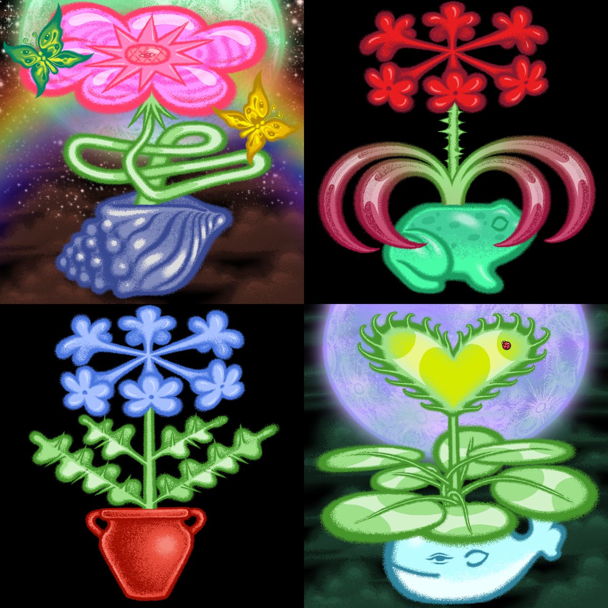 bloomersgarden's tweet photo. bloomers mint <live> at https://t.co/KoFZhEKOso
1111 nfts for the bloomers at heart 
cyber gardens | terrestrial tokens | cc0
remix the world, bloom the web https://t.co/qmwz34WAdj