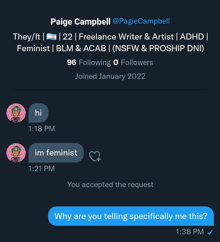 thetoonhero4's tweet photo. I have no idea who the hell this was but I blocked em'
(Please dont give them exposure, just block em' and move on. Their posts are kinda..yikes) https://t.co/icflHKgByb