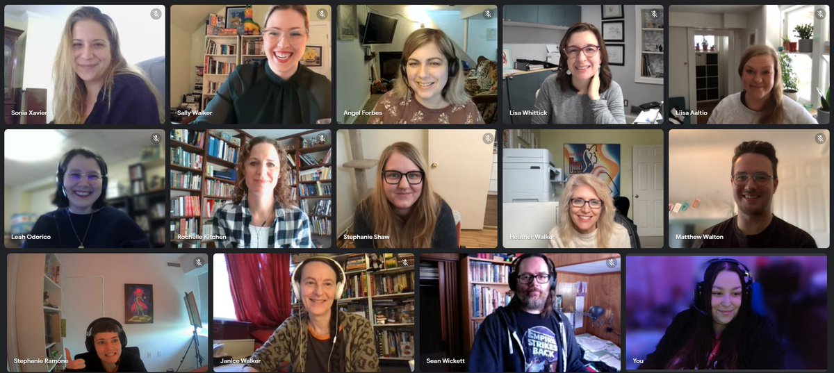 Celebrating International Women's Day with some lovely artists, directors, crew and management who could join for a catchup call! Meanwhile, so many more of our female leadership crew kept other production meetings rocking and rolling! We're so proud to represent on this day!