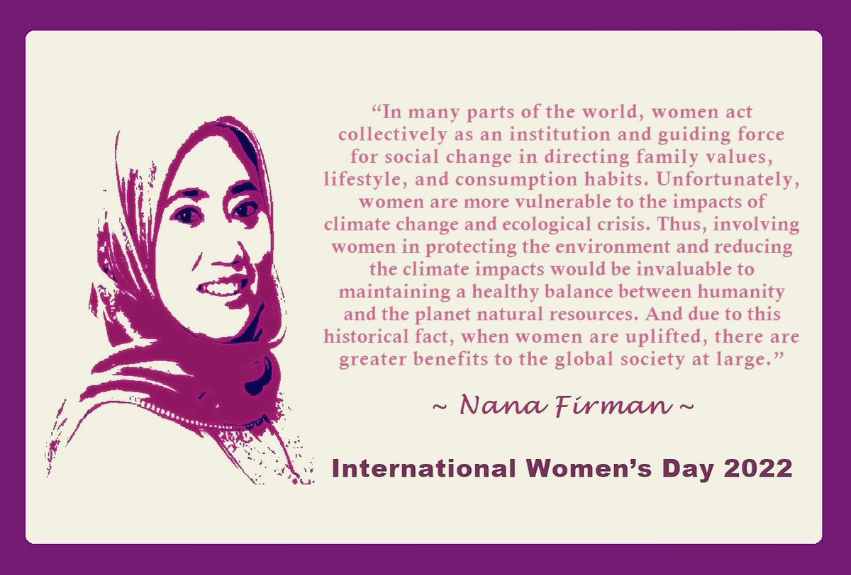 nanafirman's tweet photo. #Faiths4Climate
#WalkGently
#IWD2022 https://t.co/FE23HLeSTR