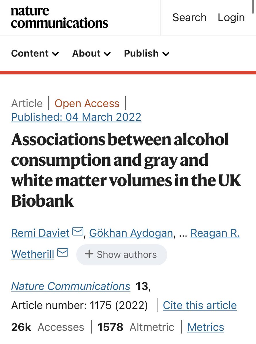 AntelmPujol's tweet photo. 🧠 🍷 ¿POR UN POCO DE ALCOHOL NO PASA NADA? ALCOHOL Y SALUD CEREBRAL

🚨El alcohol es el tóxico legal más consumido. Algunos creen o hacen creer que dosis bajas de alcohol incluso tendrían efectos positivos…

⚠️ ¿Beber un poco de alcohol no tiene un impacto negativo? 

🧵��🏻 https://t.co/IYiVStH5Vb