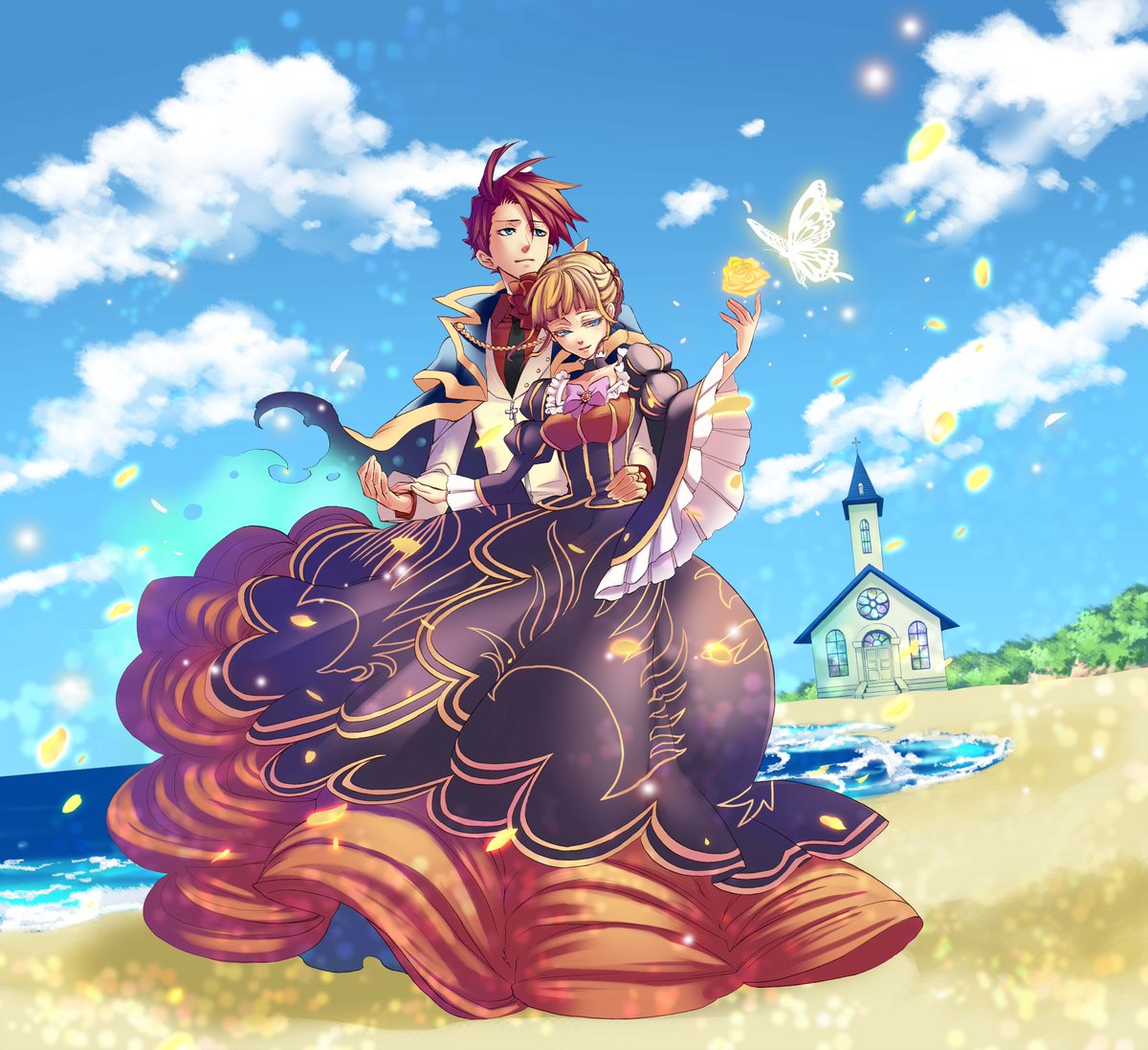 18. Umineko no Naku Koro Ni (ep 1, 3, 8) - Natsumi KeiI recommend to read the VN before reading the manga since it's not really a good substitute, but I want to highlight my favourite artist among the ones that drew the adaptation of Umineko. Natsumi's art is stunning.