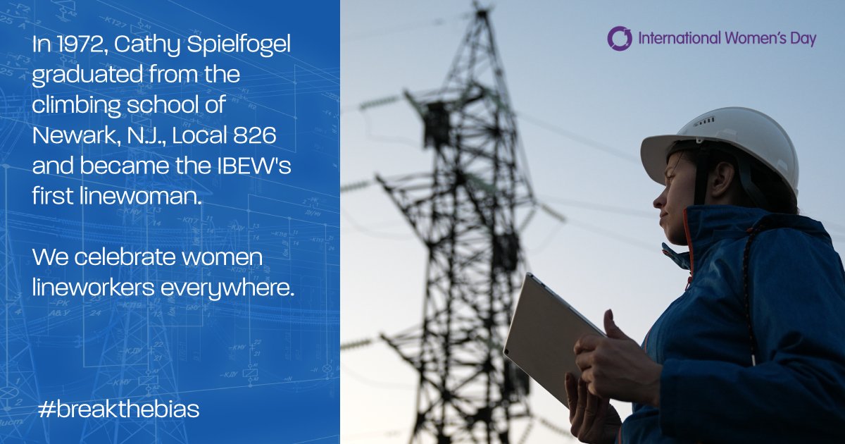 EnergyErectors's tweet photo. On Int'l Women's Day, we salute all women contributing to the power industry. #breakthebias https://t.co/w9r65oRVbX