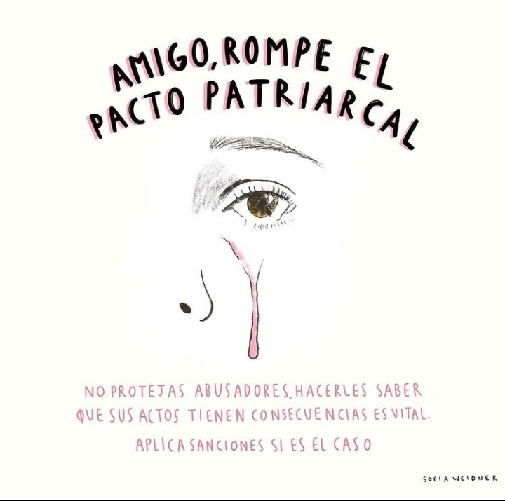 Que tu fanatismo no te ciege a darte cuenta que tú "ídolo" también es parte del problema 

#8Marzo2022 
#8M22 
#NiUnaMenos