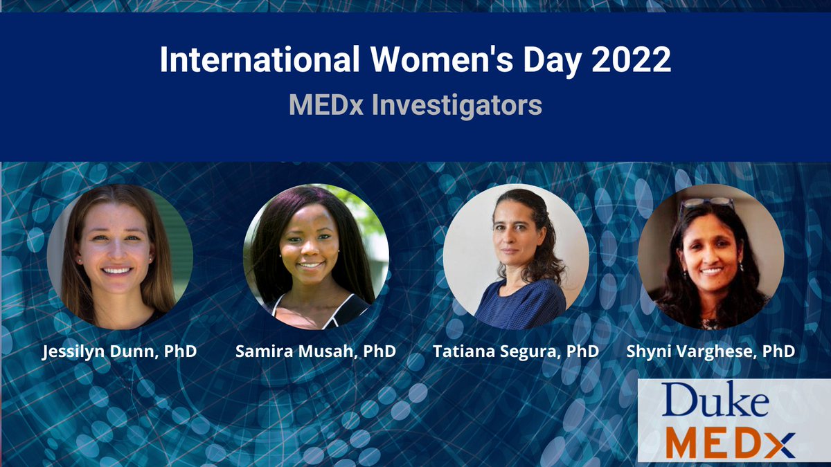 We're celebrating our MEDx investigators today on #InternationalWomensDay 

But, everyday they are an integral part of advancing our mission and contributing to scientific innovation! #IWD2022 #WomenInScience 💡🔬👩‍🔬
