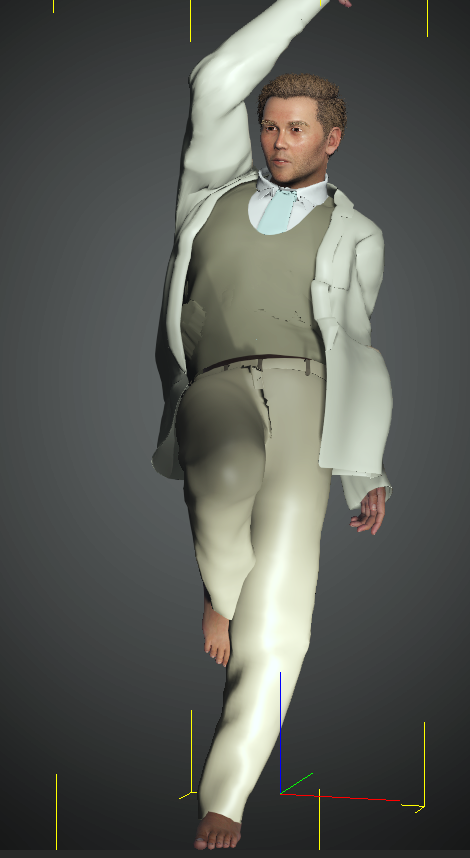 BandwidthGaming's tweet photo. Morgan Paul in Blade Runner, Materials arent final, and i have some weight painting to do, but its coming along.#bladerunner2049 #bladerunner #IndieGameDev  #indiefilm #Realusion #BWBT https://t.co/pXP0V4pP6b