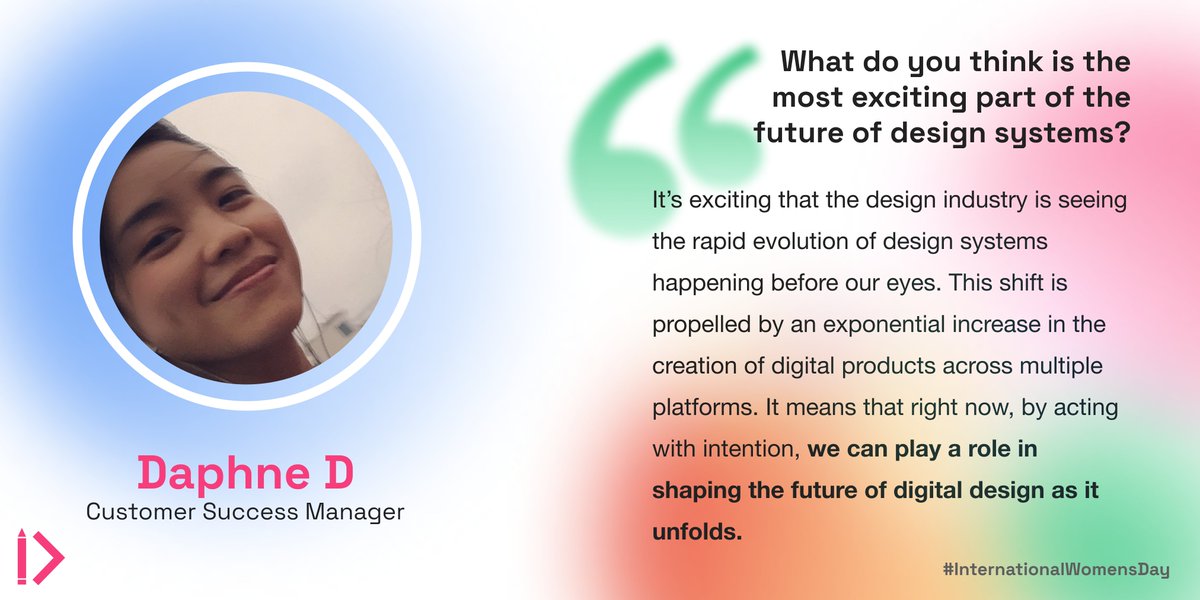 zeroheight's tweet photo. Celebrating #InternationalWomensDay from our little corner of the world… #designsystems 🌍 And what does #zeroheight Customer Success Manager Daphne think? Read on our blog as we highlight #womenintech! https://t.co/7gvIZHGzwB https://t.co/fpkbDEylw0