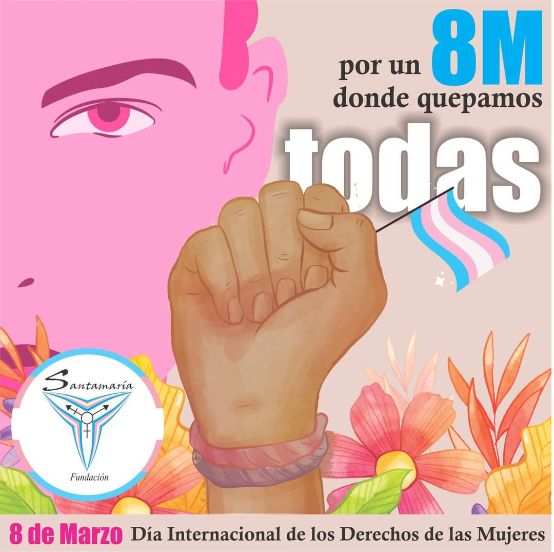 SantamariaFunda's tweet photo. 👉 #PorUn8M donde quepamos todas 👌

Hoy es el Día Internacional de los Derechos de las Mujeres y las Mujeres Trans históricamente no nos hemos sentido recogidas en este día, no solo por que fue una lucha que no iniciamos sino que en algunos movimientos y espacios seguimos... https://t.co/fsWJPWzllv