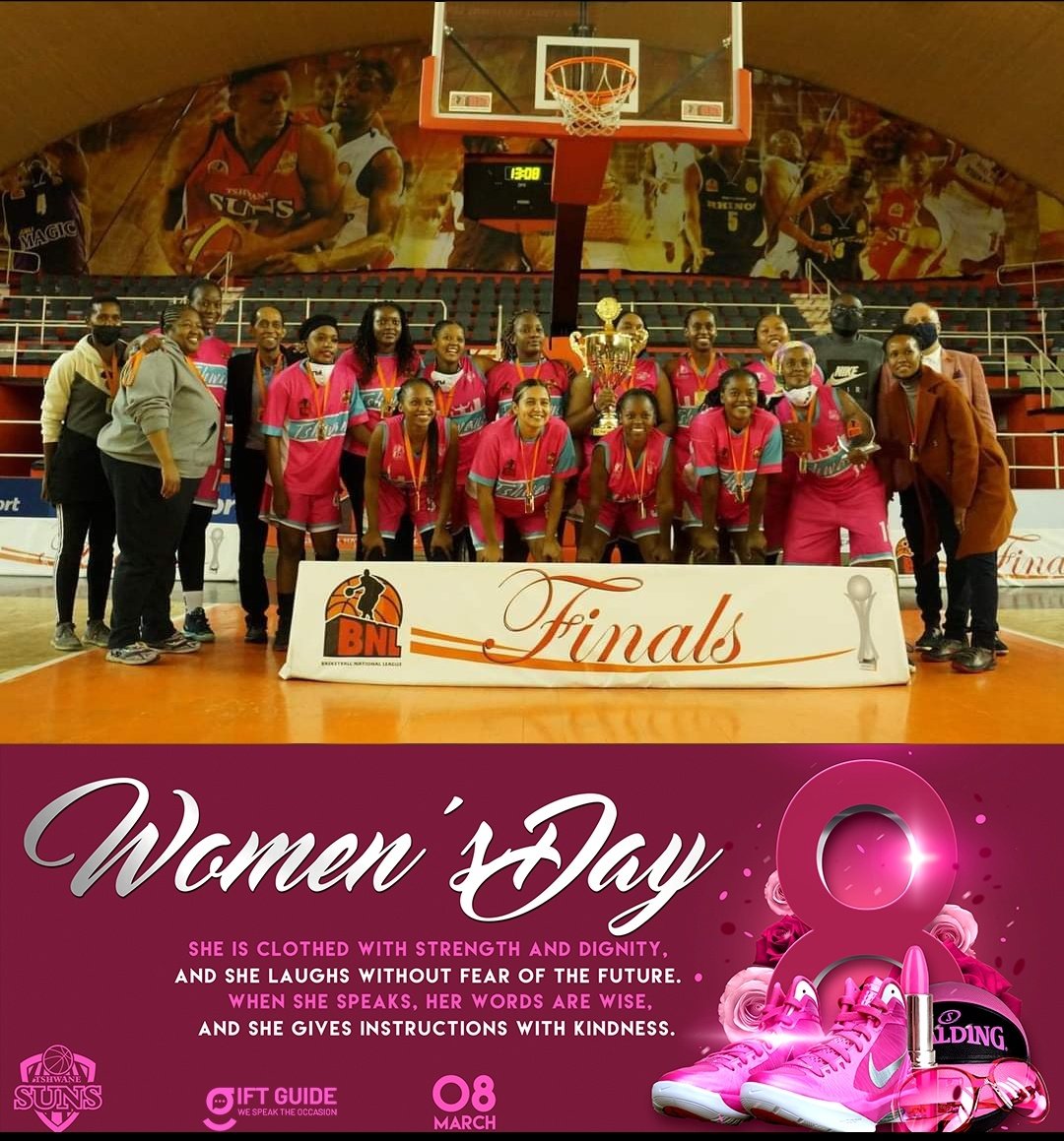 Happy International Women's Day from the reigning South African Basketball National League Champions!