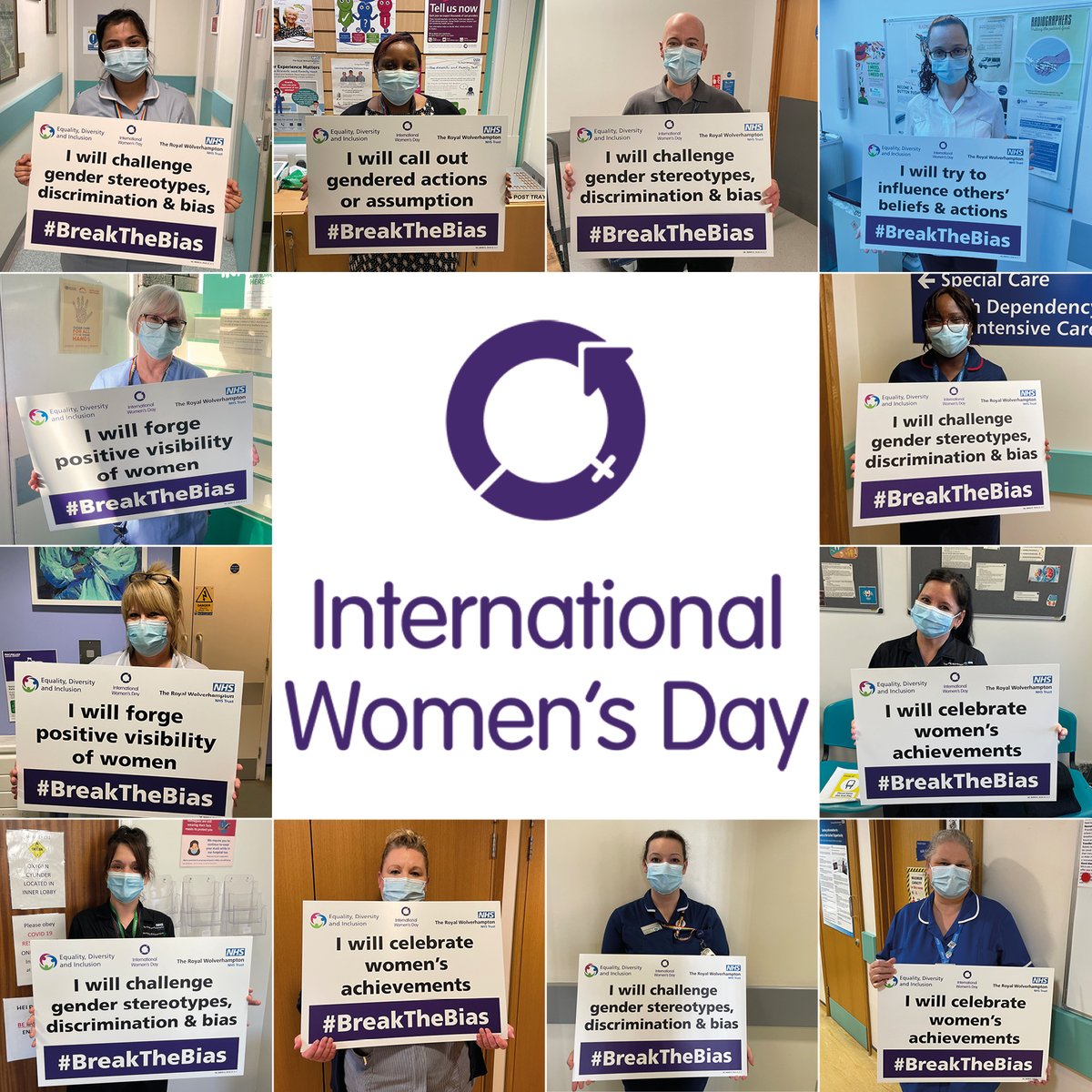 We are coming towards the end of #InternationalWomensDay and would like to shine a light on our all of our female colleagues at RWT. Behind every female colleague is a story of their own and we thank them for their hard work and being part of our RWT family 💜