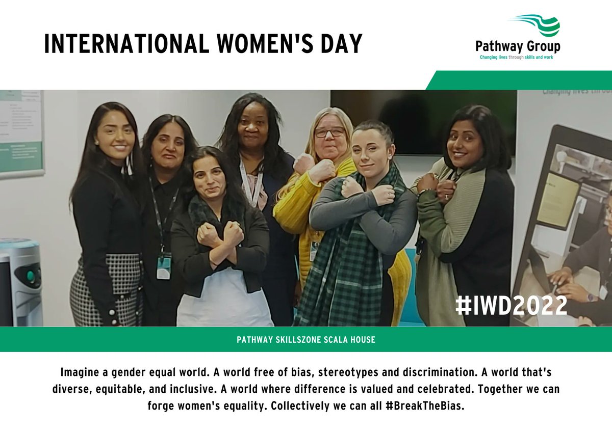 pathwaygroup's tweet photo. IWD 2022 #BreakTheBias #TeamPathway https://t.co/lVGXLTl7NL