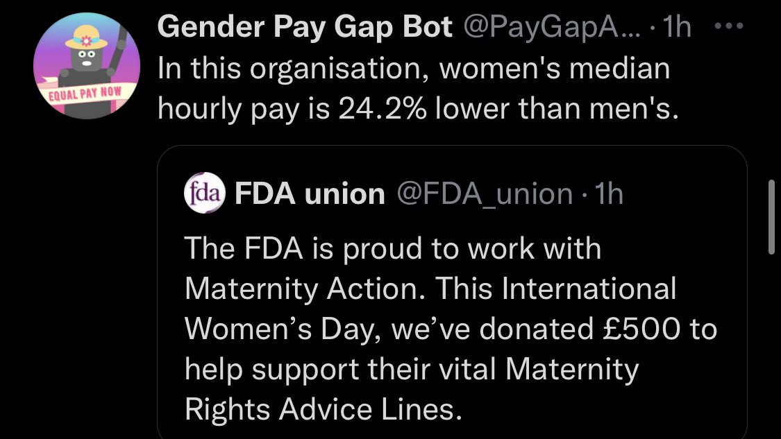 gender pay gap bot doing the lord’s work this international women’s day