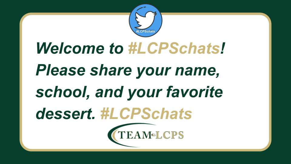 KStraley_ITRT's tweet photo. Good morning LCPS!  So happy you are joining us for today's slow chat here on Twitter. No matter what time you arrive, we look forward to have to share about 5C integration. The first of 4 ?s will be posted at 9am. Meanwhile, let us know you are here! 🍰🍨🍭  #LCPSchats https://t.co/QbeW450xfI