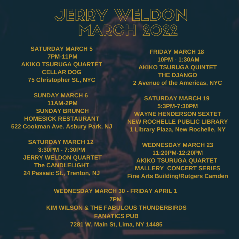 JWeldonMusic's tweet photo. March gigs. Please check the website, https://t.co/w00ahg97fC and Facebook for updates and changes. https://t.co/o444OD6iTD