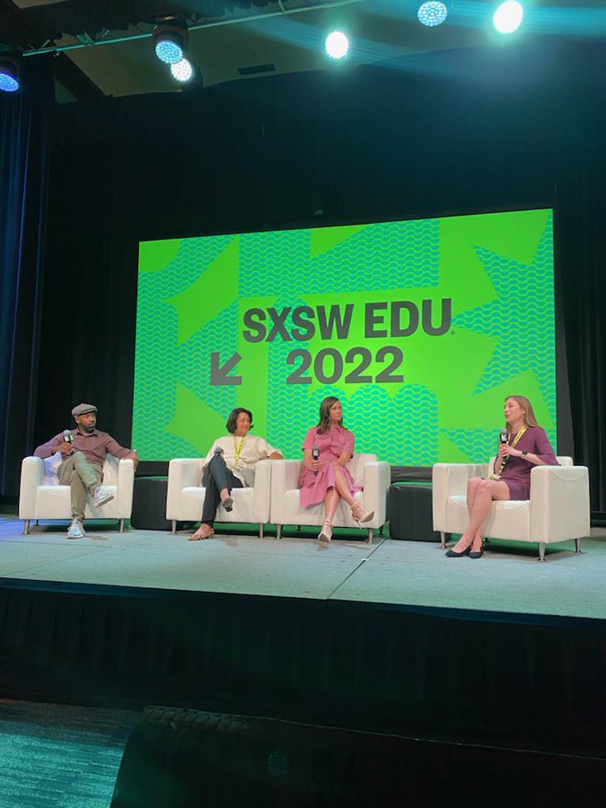 No one is more excited to be back together than these chairs. #SXSWEDU