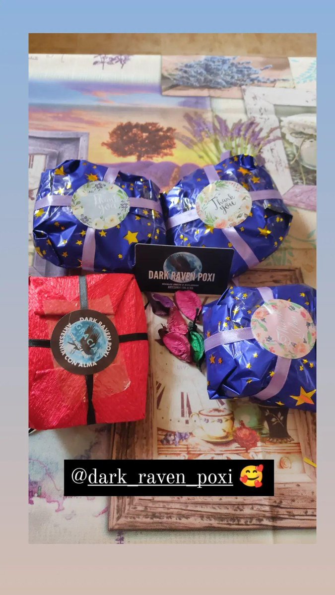 Me encanta cuando mis paquetitos llegan a vuestros hogares. 
Gracias 😊  por tanto.