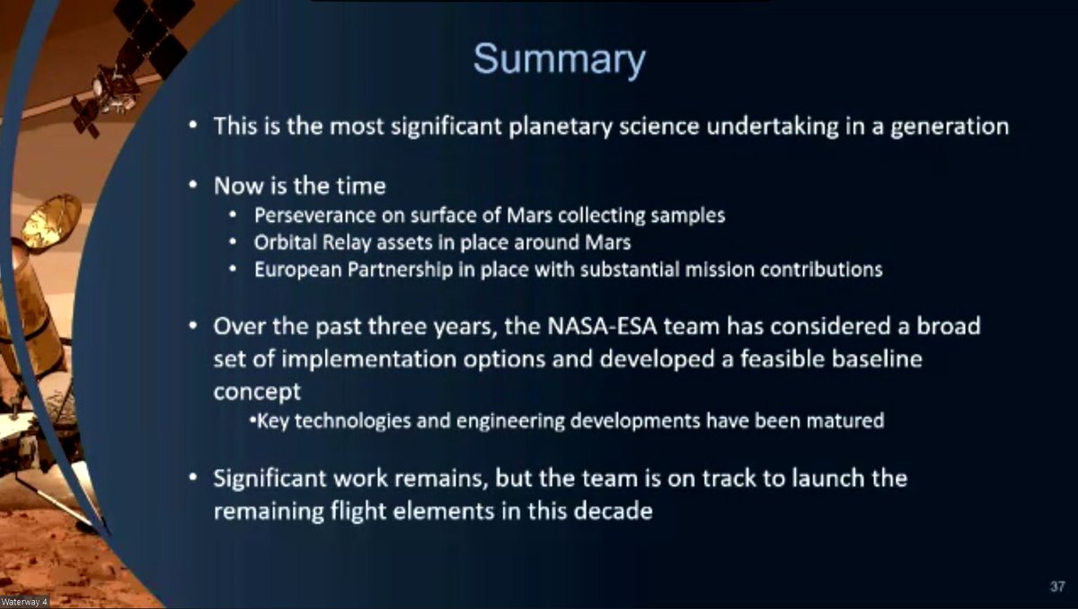 marsninja's tweet image. Of Mars Sample Return, the real Jeff Gramling says, &quot;This is the most significant planetary undertaking in a generation.&quot; Pausing to reflect on how much time &amp;amp; effort it&apos;s taken from 1000s of ppl to get to this point. Truly it is a great time to be a planetary scientist #LPSC2022