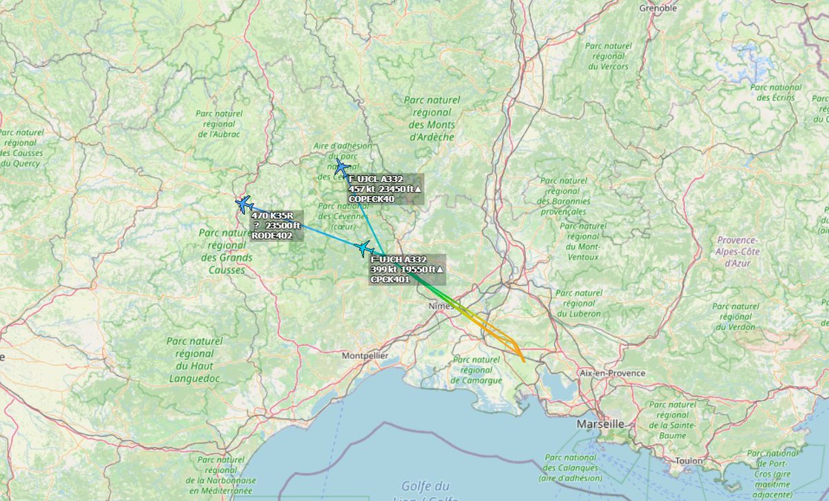 FrenchTrackers's tweet photo. [Thread] Exercice Poker 2022-1 🇫🇷☢️
C-135FR :
- 470 (#RODE402)
A330MRTT :
- 042 (#CPCK401)
- 046 (#COPECK40)
E-3F :
- 203 (#ROXANE)
All information of the exercice : https://t.co/jUR7bWqSbD https://t.co/SxfK6SR2Ih