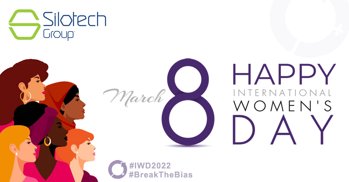 Join Silotech Group on this day of celebration recognizing all women and their achievements. Happy International Women's Day 2022. #breakthebias #iwd2022