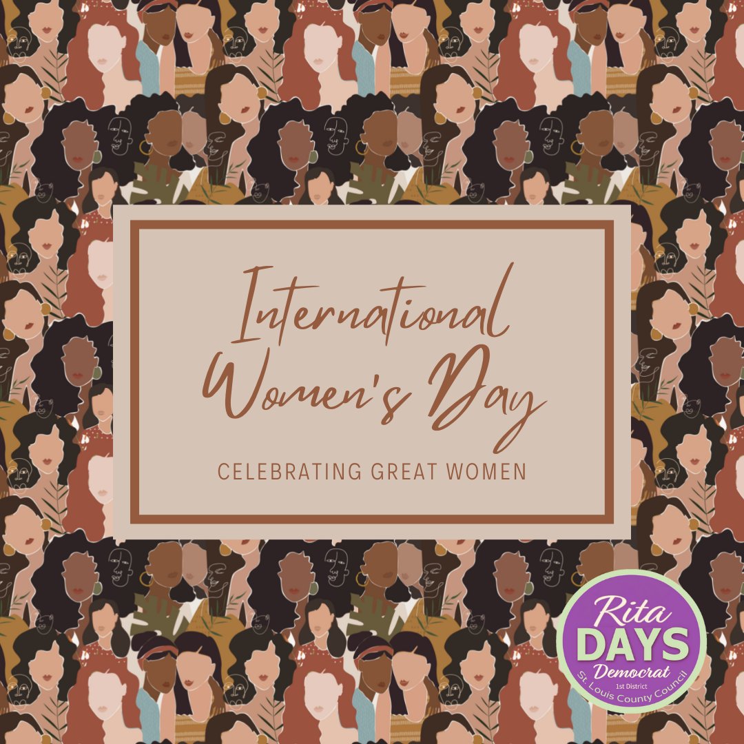 Celebrate the strong, smart and beautiful women in your life. From mothers to sisters, wives and friends, there are so many wonderful people you can celebrate. #stlco #stlcounty #stl #ritadays #womensday #IWD #IWD2022