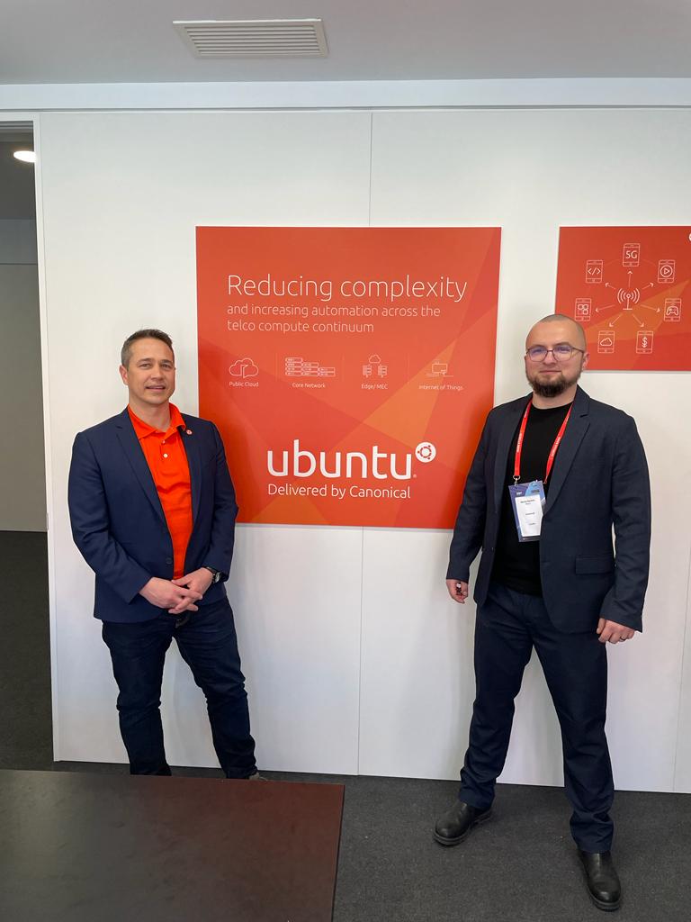 ubuntu's tweet photo. That's a wrap! We had an amazing time at MWC22 last week. Thank you to our colleagues and partners Vodafone UK Spectro Cloud and Arm for leading great demos and conversations. We hope to you see you again next year. #5G #AnboxCloud #OpenRAN #Magma #AI #mwc https://t.co/fWvcEDxNRp