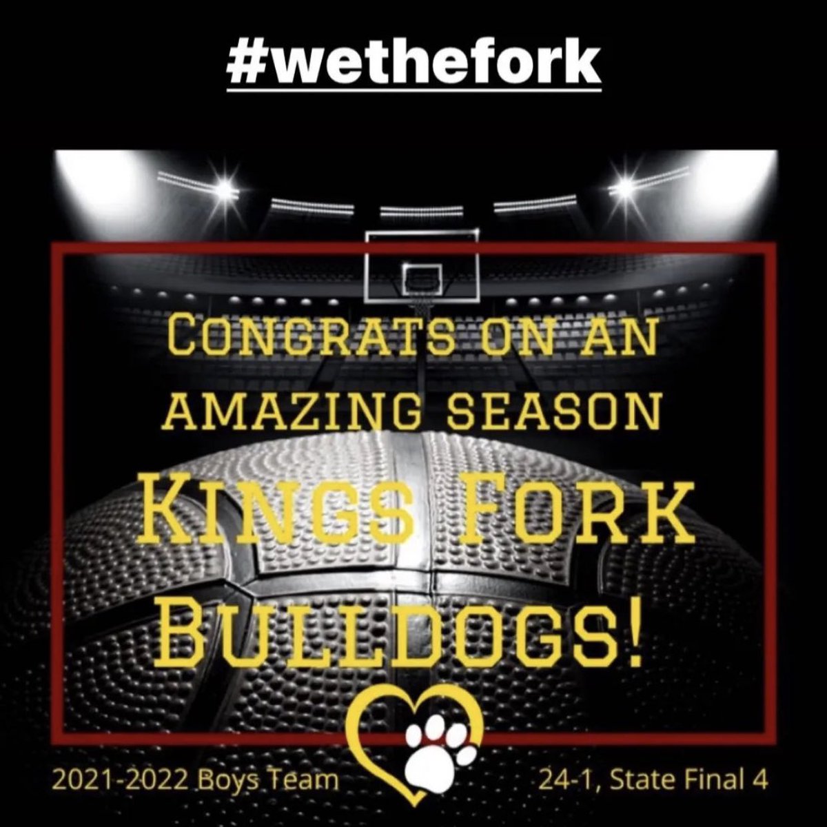 YasmineBrown_'s tweet photo. Congrats to our guys !!!! #amazingseason #wethefork #bulldogs https://t.co/A39QZWVKpG