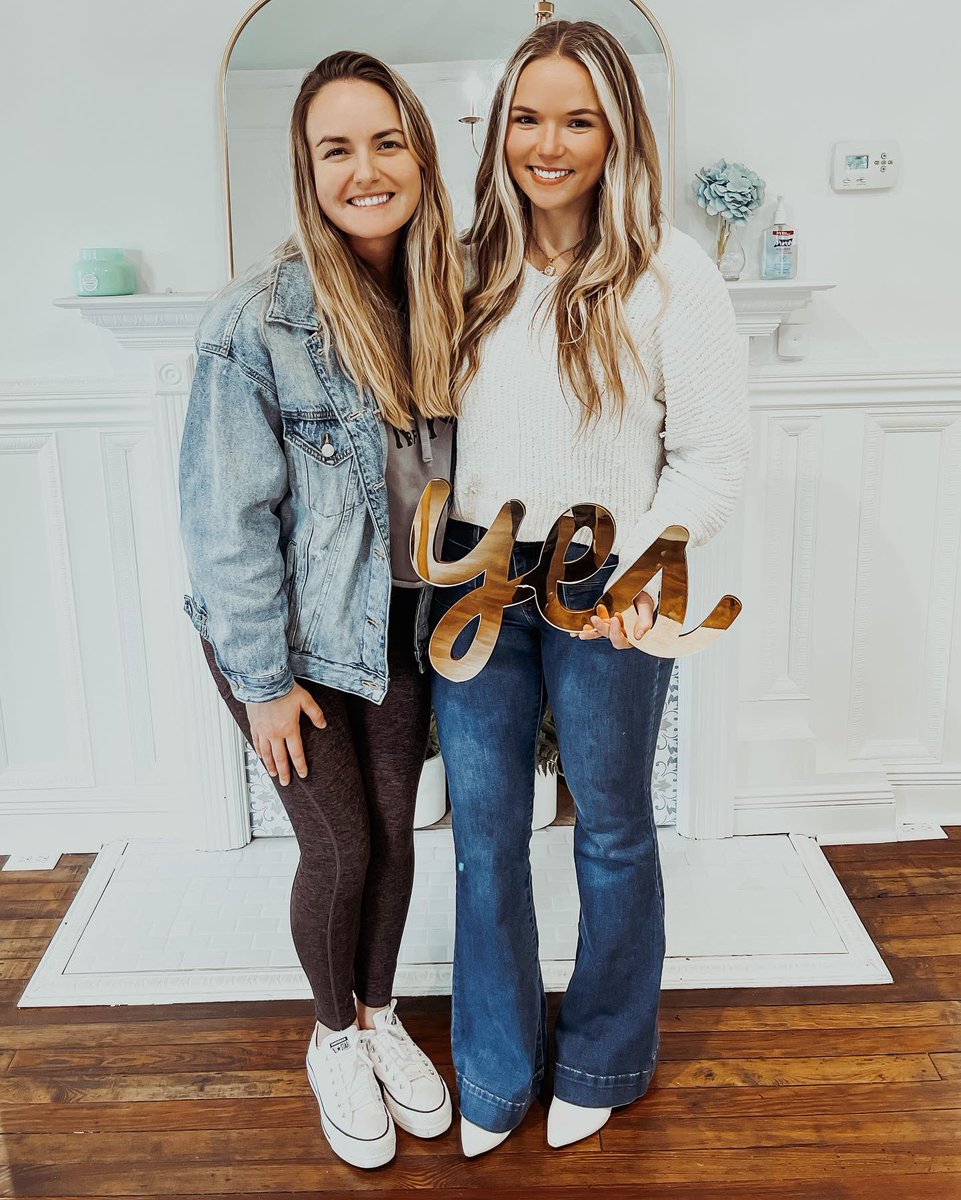 I said YES to the dress!! 👰🏼‍♀️🥂 April 22, 2023 can’t get here soon enough! 💗