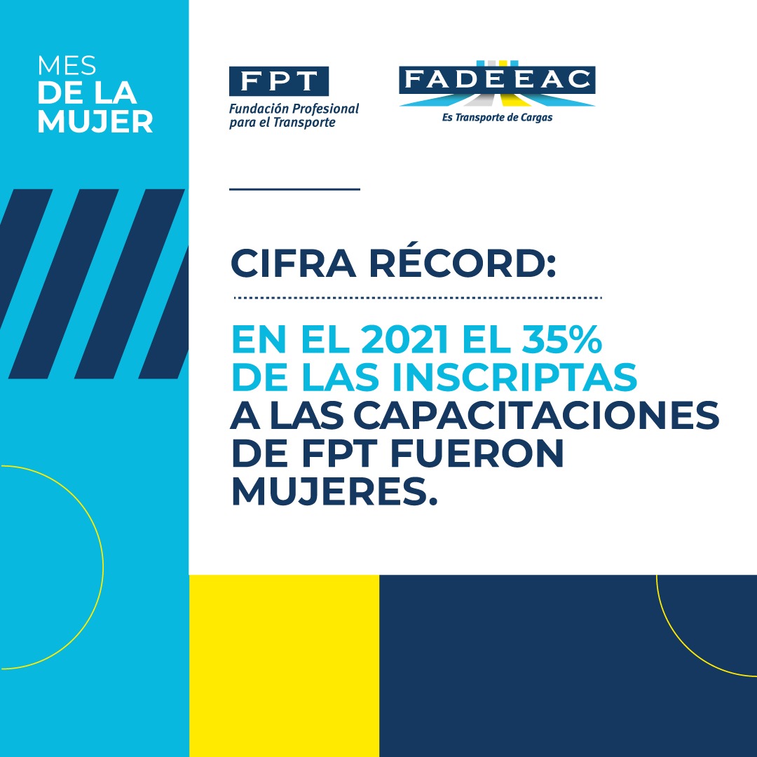 La primera capacitación de FPT se realizó en 2012 y hasta 2014 no hubo participantes mujeres. Entre 2015-2017, sólo 5% de quienes participaron fueron mujeres. A partir del 2019, esa cifra trepó a 19%, y el año pasado se alcanzó el récord. 

#MujeresEnElTransporte #MesDeLaMujer