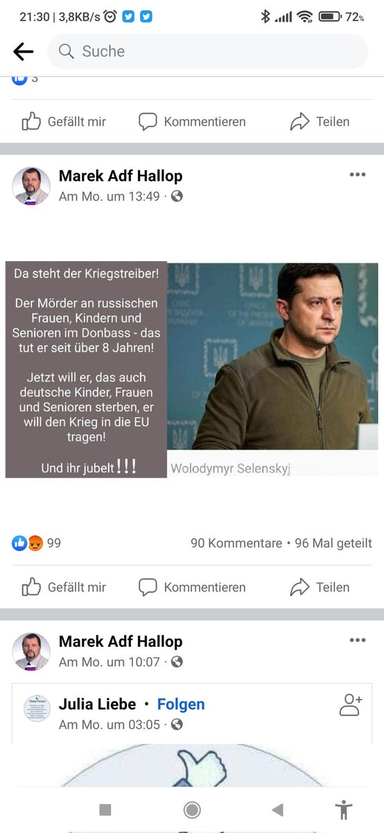 jjordan1964's tweet photo. @RolandZweite @Stefan_K__ @Team_Stollberg @AfDBrandenburg @mdrde Der Beitrag von #Stieg (AfD) ist nun an @hassmelden gemeldet.
Ebenso derselbe Beitrag (auch auf Facebook), den ein anderer User dort veröffentlicht hat: https://t.co/uskSitteUj